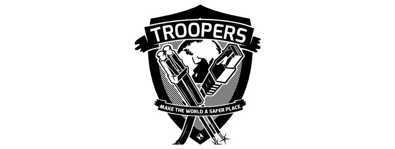 Troopers event logo